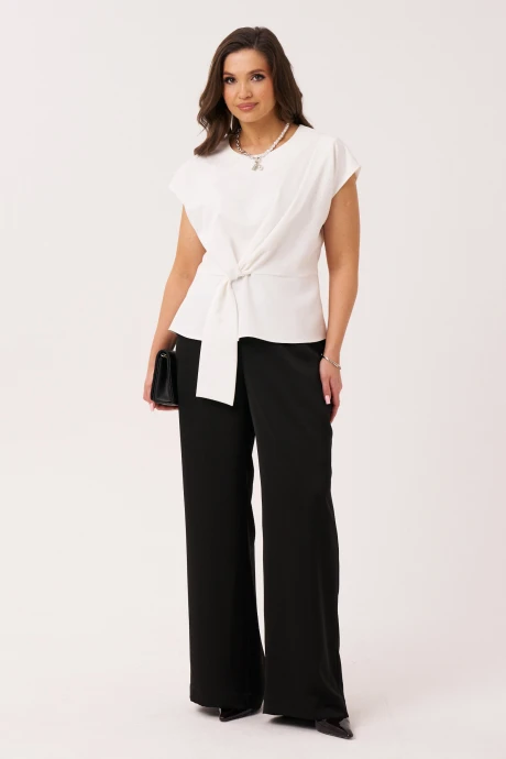 Брючный костюм PANDA 102020 Молочно-черный двойка #1