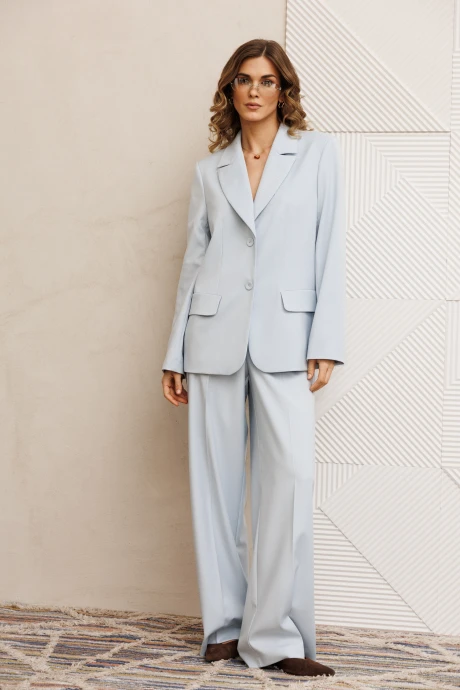 Брючный костюм GIZART 5411/1 голубой двойка #1