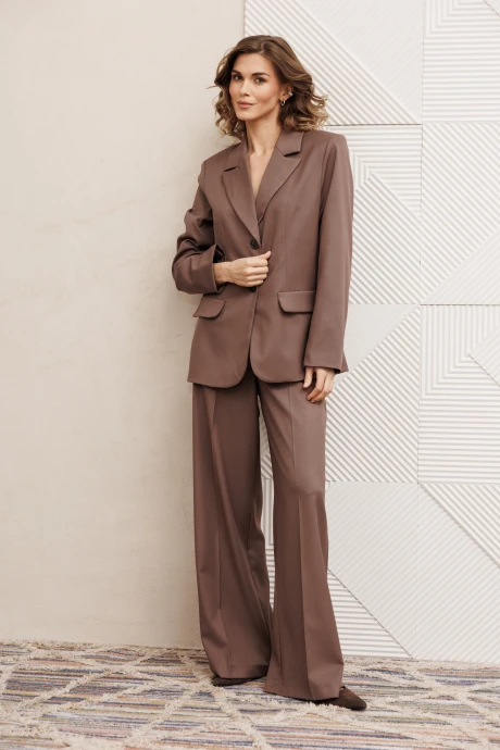 Брючный костюм GIZART 5411/1 капучино двойка #1