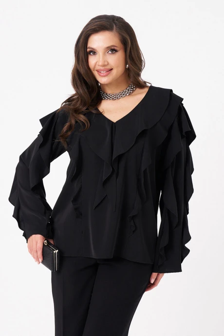 Блузка PANDA 103244 Черный #1
