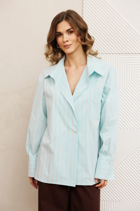 Рубашка GIZART 15443 голубой #1