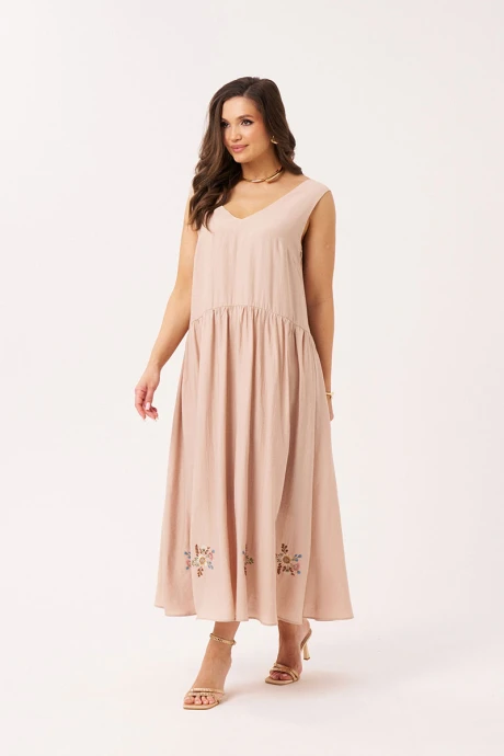 Платье PANDA 16883 Бежевый #1