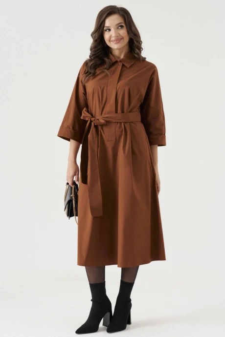 Платье PANDA 192980w Коричневый #1