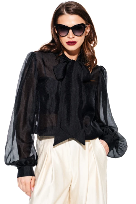 Блузка *Распродажа ELLETTO LIFE 3939 чёрный #1