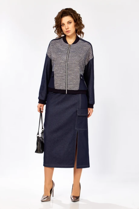 Юбочный костюм Lady Secret 25103 синий двойка #1