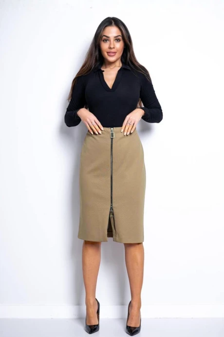 Юбка NIKA.PL 0503102 оливковый #1