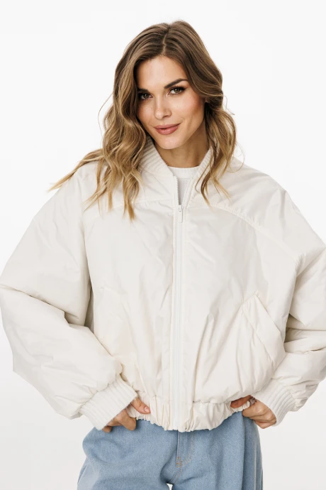 Куртка EOLA 3034 молочный/голубой #1