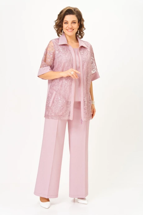 Брючный костюм Svetlana-Style 2119 розовый тройка #1