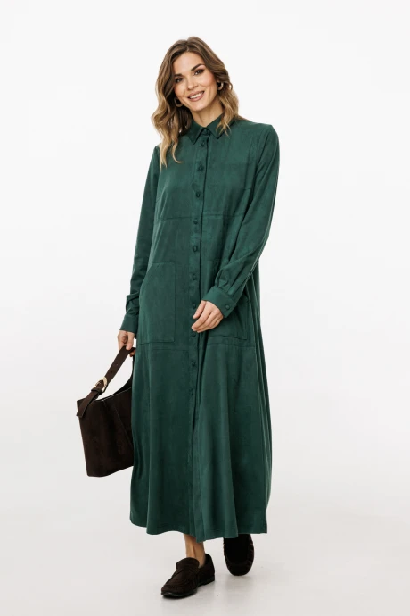 Платье EOLA 3027 т.изумруд #1