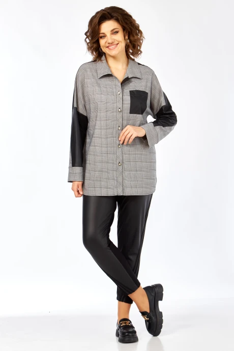 Блузка Matini 4.1545/1 Клетка+черный #1