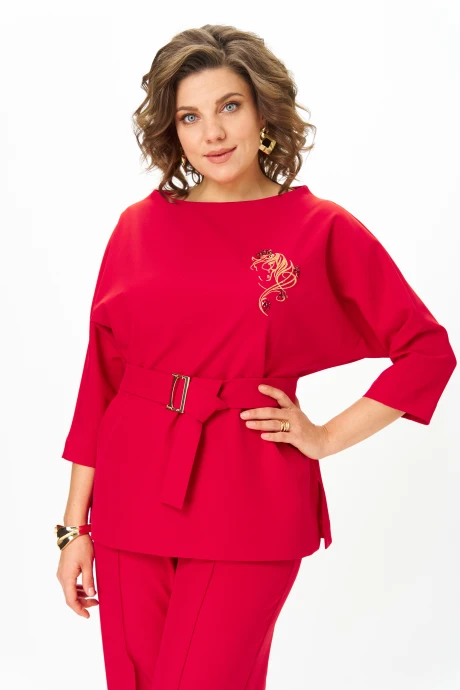 Блузка ANDINA CITY 5049-25 красный #1