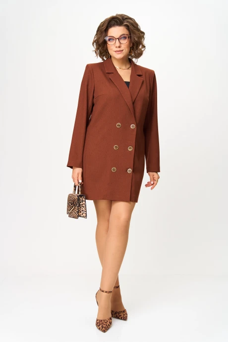 Платье Anastasia 1264 терракот #1