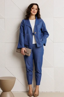Брючный костюм Мублиз 318 синий