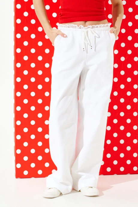 Брюки ELLETTO LIFE 2375 белый #1