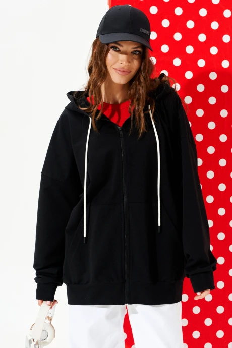 Джемпер (кофта) ELLETTO LIFE 3952 чёрный #1