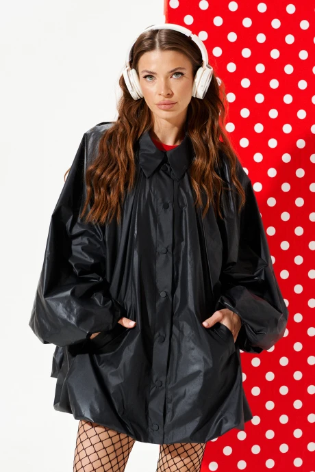 Плащ ELLETTO LIFE 3962 черный #1