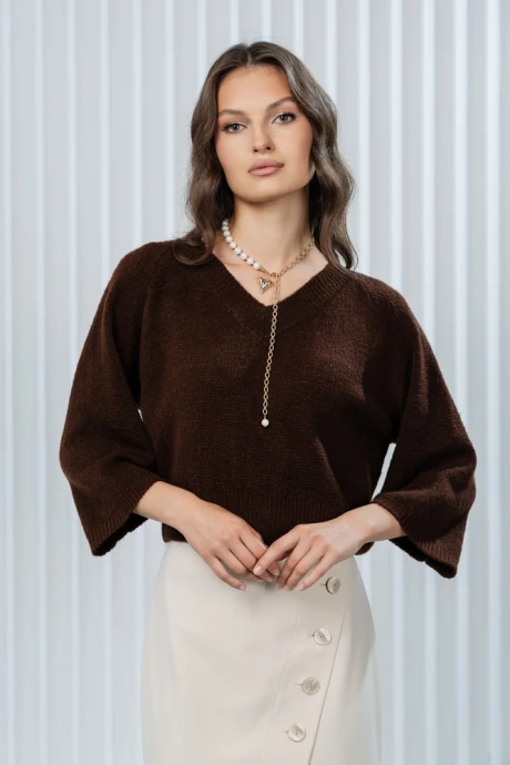 Джемпер (кофта) Romgil РВ0381-АК2 шоколадный #1