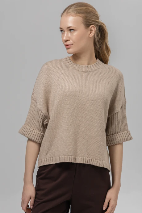Джемпер (кофта) Romgil РВ0386-ХЛ2 бежевый_лайт #1
