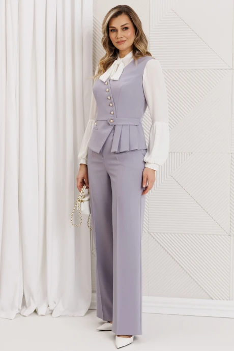Брючный костюм Мода-Юрс 26-2912 светлая сирень #1