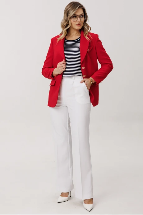 Брючный костюм Мода-Юрс 26-2891 красный #1