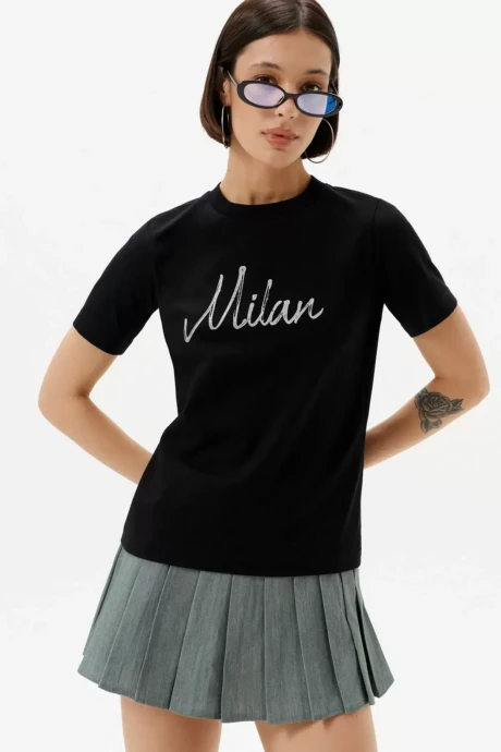 Футболка 10DENCY 23339 черный/серебристый #1