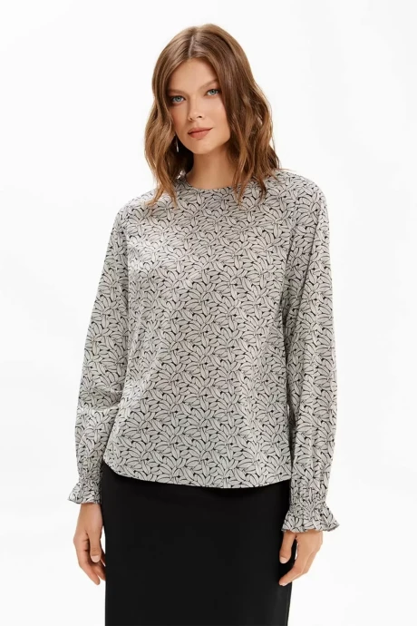 Блузка FRIDAY by NELVA 23481 черно-серый #1