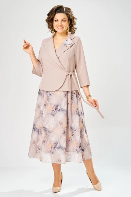 Платье Bonna Image 922-1/7 бежевый #1