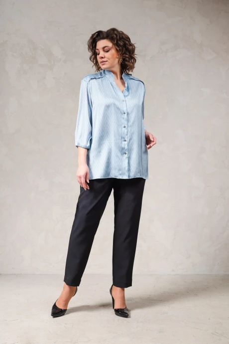 Блузка Erika C-149-2 голубой #1