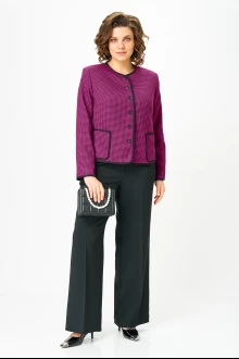 Брючный костюм Vilena Fashion 1127 фуксия двойка