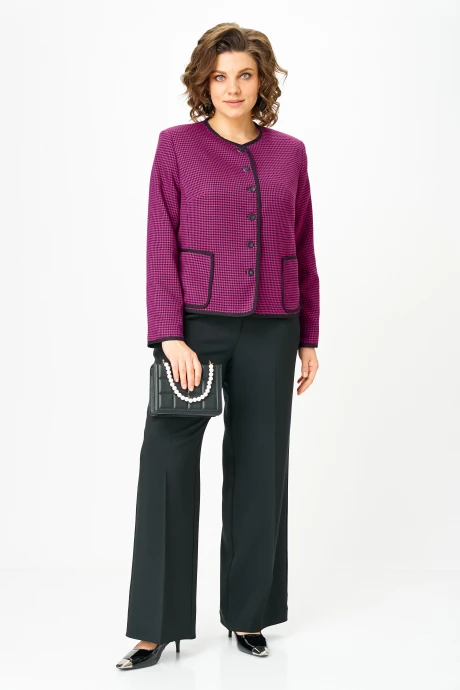 Брючный костюм Vilena Fashion 1127 фуксия двойка #1