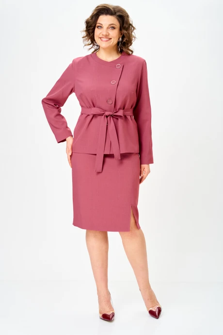 Юбочный костюм Vilena Fashion 1142 коралл двойка #1