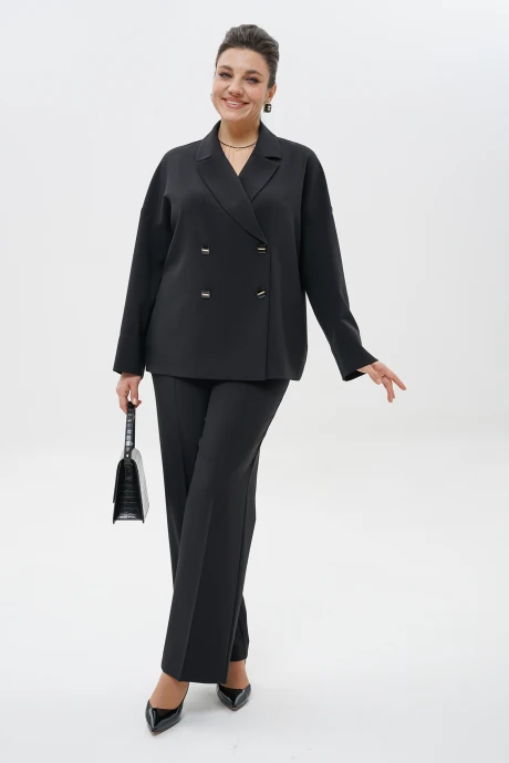 Брючный костюм ALANI COLLECTION 2437 чёрный #1