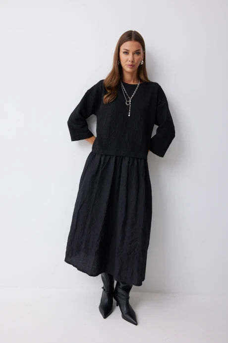 Платье *Распродажа Люше 4219 черный #1