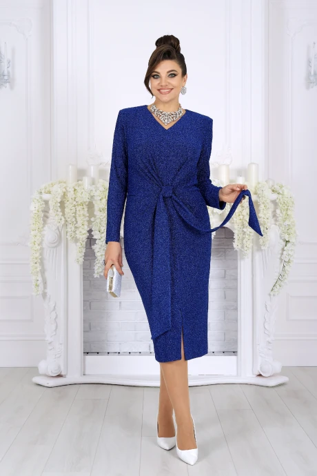 Платье Нинель Шик 6096 василек #1
