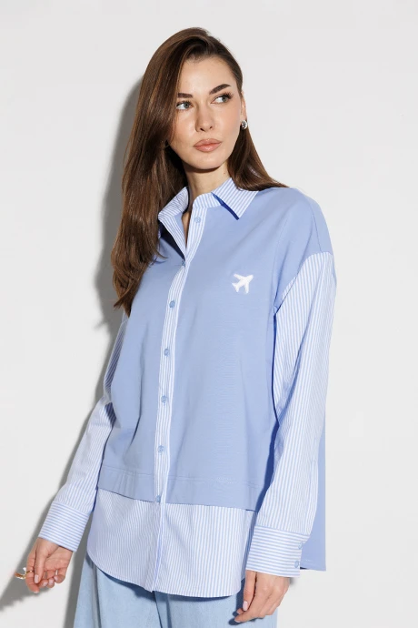 Блузка Buter 3257 голубой #1