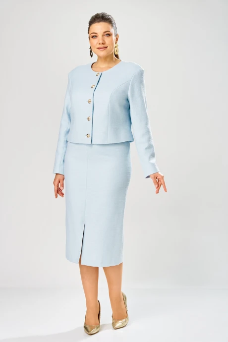 Юбочный костюм Bonna Image 1031/2 голубой двойка #1