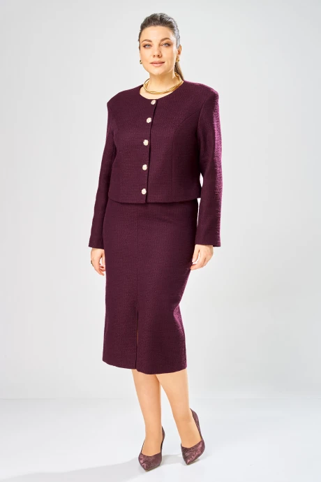 Юбочный костюм Bonna Image 1031/2 фиолетовый двойка #1
