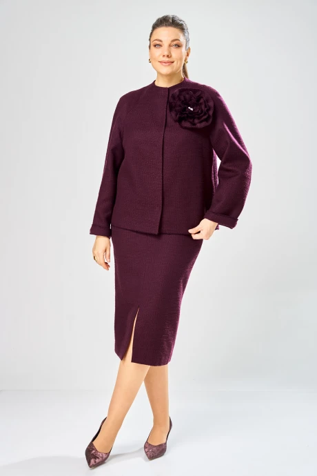 Юбочный костюм Bonna Image 1042/3 фиолетовый двойка #1
