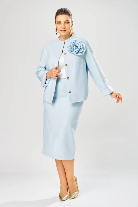 Юбочный костюм Bonna Image 1042/2 голубой двойка #1