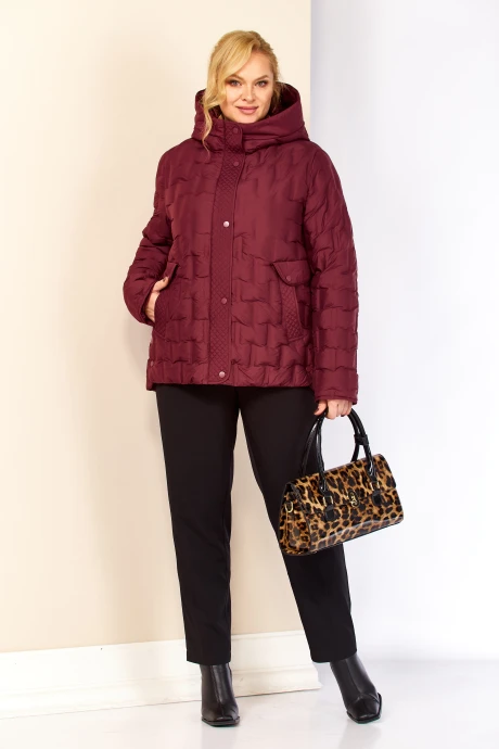 Стеганая куртка Shetti 2210 винный #1
