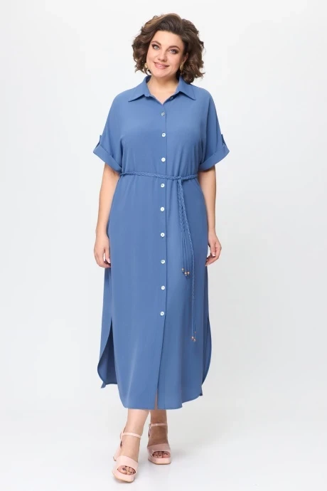 Летнее платье миди *Распродажа Svetlana-Style 1699 индиго #1