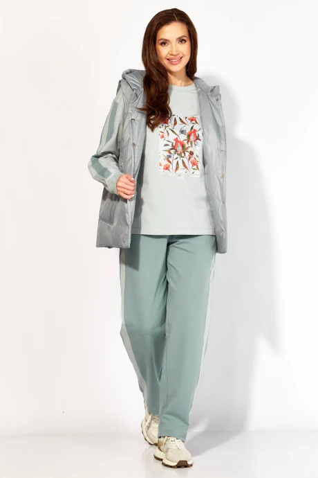 Брючный костюм TAiER 1422 мята тройка #1