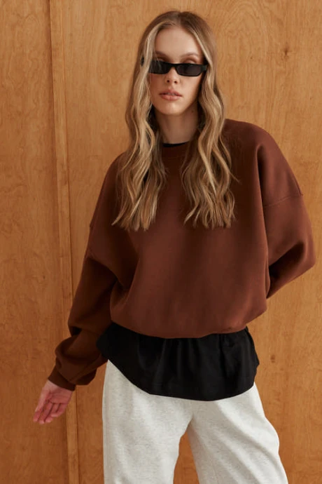 Джемпер (кофта) 10DENCY 23621 коричневый #1