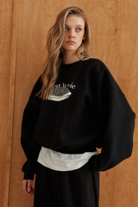 Свитшот 10DENCY 23651 черный #1