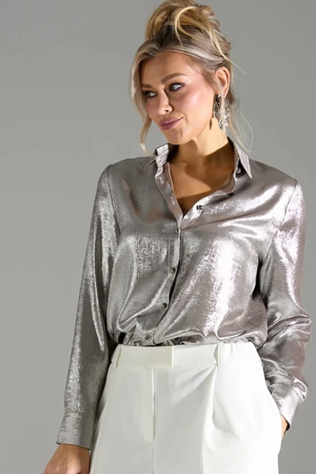 Блузка *Распродажа LM М 10 бежевый шиммер #1