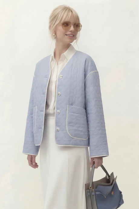 Стеганая куртка Lokka 1829 голубой #1