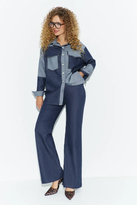 Брючный костюм Euromoda 685 джинс #1