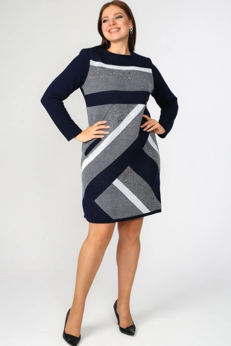 Платье BONADI 1346 синий #1