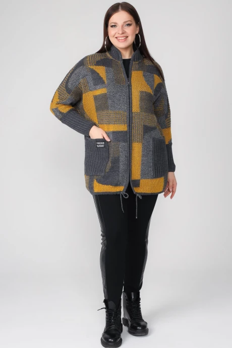 Кардиган BONADI 1865 горчица #1