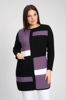 Туника BONADI 1899 черный-баклажан